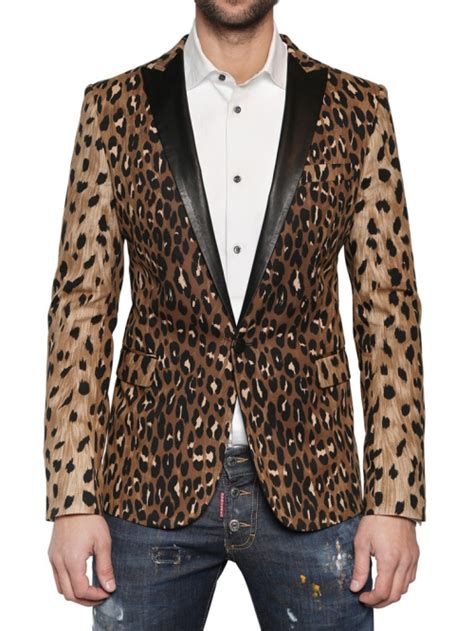 leopard skin jacket for men.